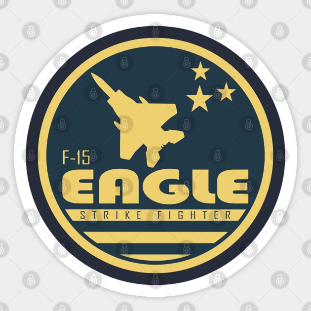 F-15 Eagle Strike Fighter Sticker by TCP